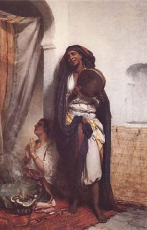 Hippolyte Lazerges Fatma la chanteuse (mk32) oil painting image
